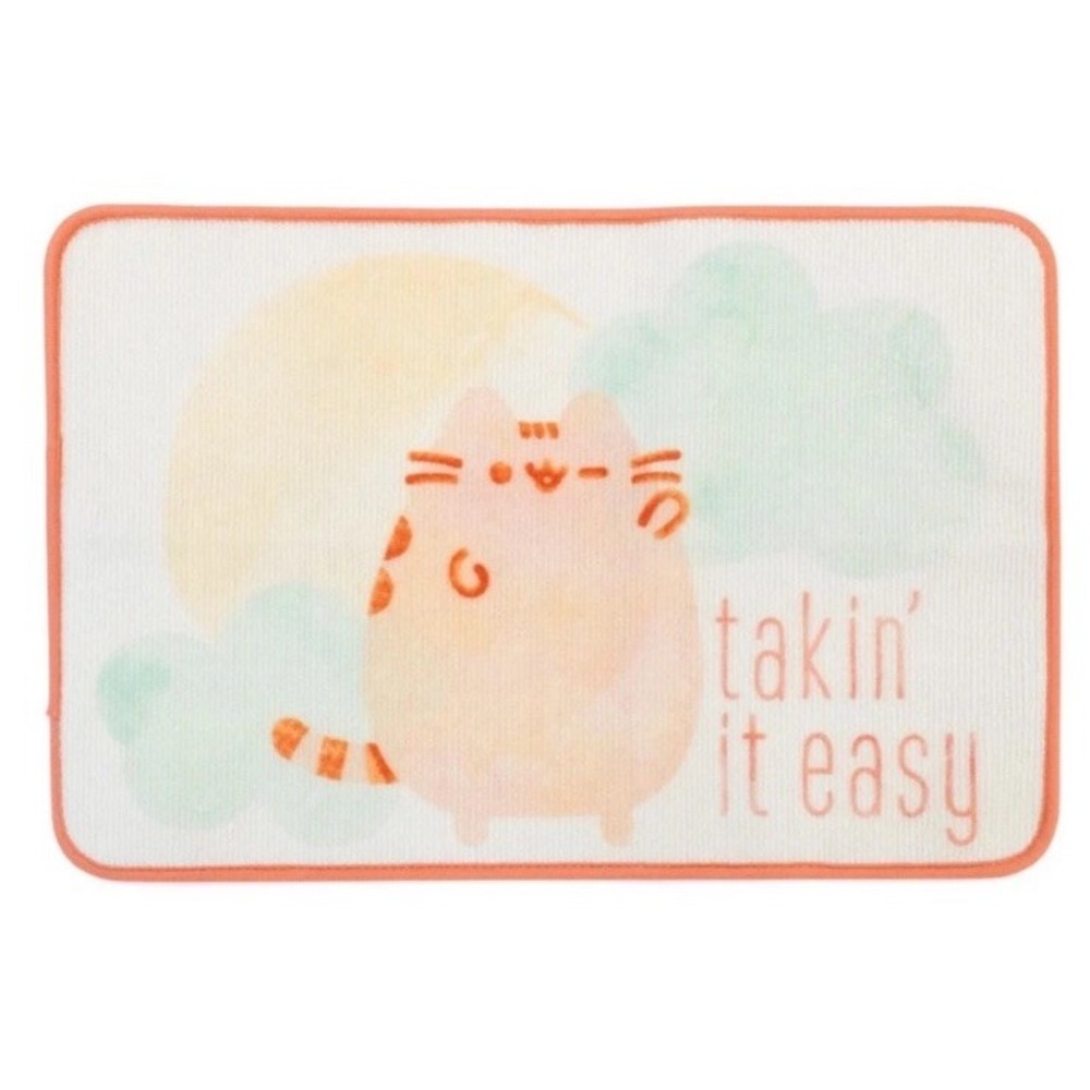 Pusheen Box Exclusive Floor Mat Takin' It Easy Pastel Cat Rug CultureFly 2021